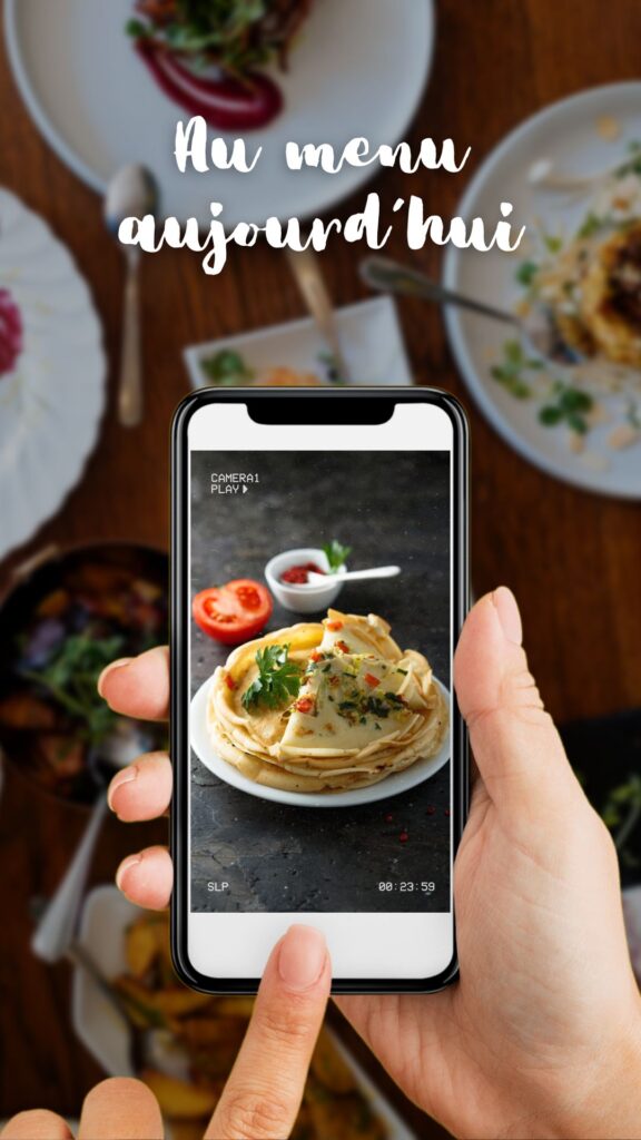 au menu aujourd’hui